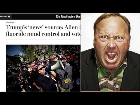 Trump’s ‘news’ source: Alien lizards, fluoride mind control & voter fraud