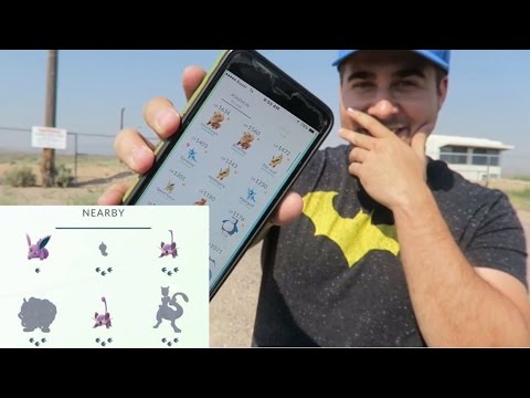 POKEMON GO IN AREA 51! TIME TO CATCH MEWTWO!? (CATCHING POKEMON AT THE LEGENDARY AREA 51 ALIEN BASE)