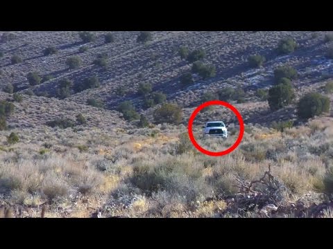 AREA 51 CAMO DUDES: Stalked by the Camo Dudes and Turning The Tables at the Secret Area 51 Back Gate