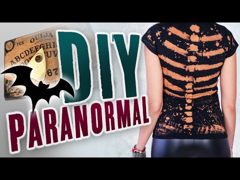 DIY PARANORMAL – Espalda esqueleto (lejía)