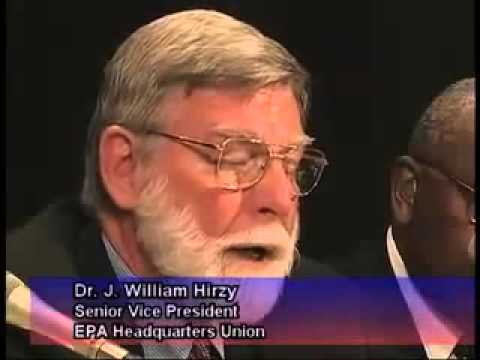 EPA’sWORKERS UNION vs US Congress Flouride contamination of drinking water Dr. J. William Hirzy