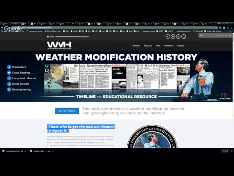 The CIA – Cloud Seeding, Chemtrails, and Rogue Geoengineering – ClimateViewer TV ep. 9