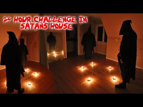 24 HOUR OVERNIGHT CHALLENGE IN SATANS HOUSE! PARANORMAL ACTIVITY | MOE SARGI