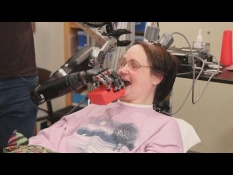 Amazing technology: Mind-controlled robotic arm