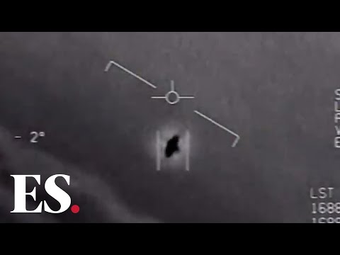 Pentagon officially release footage of "unidentified flying objects" taken by US Navy pilots