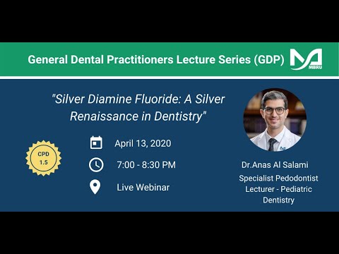 Webinar: Silver Diamine Fluoride – A Silver Renaissance in Dentistry