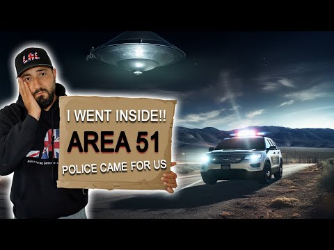 I SECRETLY WENT INSIDE AREA 51 OF THE UK AND COPS WERE CALLED (MEN IN BLACK)