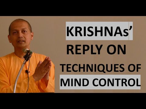 Shri Krishnas' reply on Mind Control | Swami Sarvapriyananda
