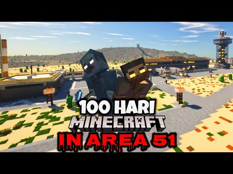 100 Hari Di Minecraft Area 51 – Zombie Apocalypse