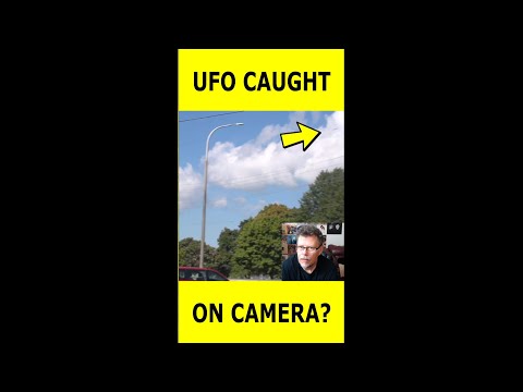 POSSIBLE UFO CAUGHT ON CAMERA WHILE MAKING JOKE VIDEO #shorts