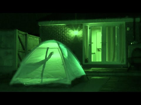 MESSED UP PARANORMAL ACTIVITY,  I SLEPT IN A TENT THEY WAS ALL AROUND ME