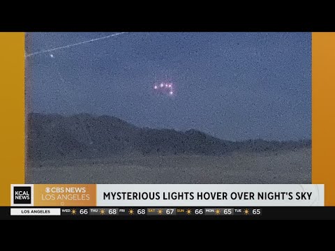 Possible UFO sighting over U.S. military base
