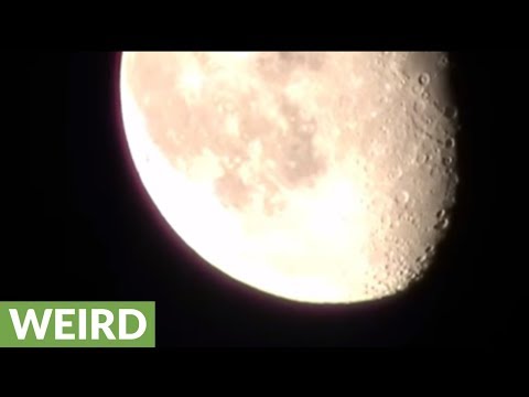 Moon footage captures strange activity on camera