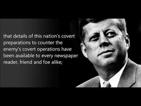 JFK | Secret Societies Speech | Long Version