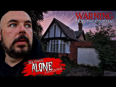 Terrifying PARANORMAL ACTIVITY! Locked inside a Haunted House ALONE