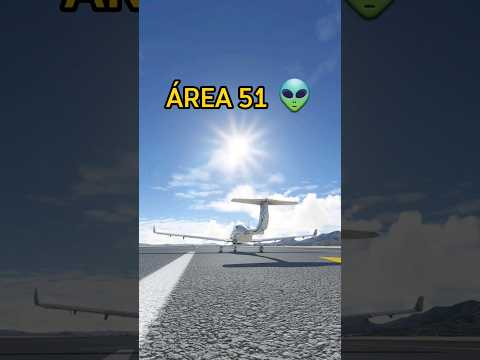 Sobrevoando a Área 51! #flightsimulator #games #avião #jogos #simulador